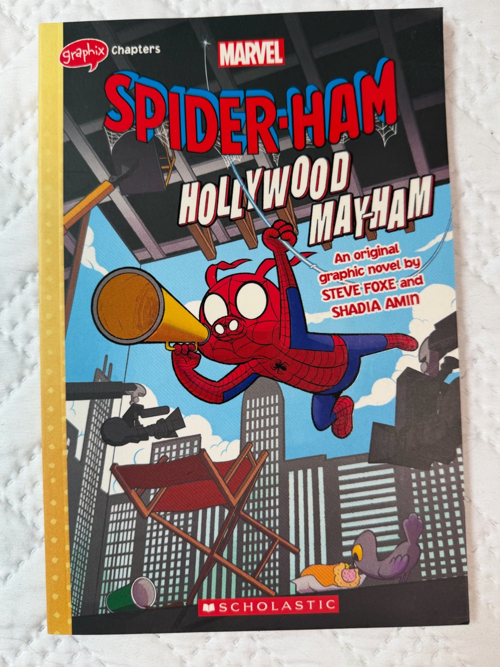 Spiderman Marvel Graphix Chapters Hollywood Mayham New Child Book Super Hero